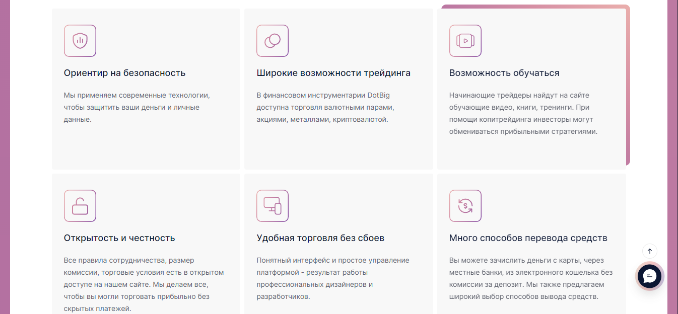 DotBig форекс: обзор преимуществ и уникальных возможностей платформы